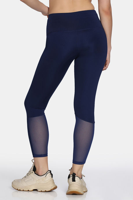 Zelocity Quick Dry Gym Leggings - Blue Depth — image 5